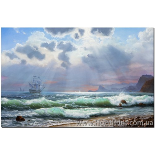 Картины море, Морской пейзаж, ART: MOR888006, , 168.00 грн., MOR888006, , Морской пейзаж картины
